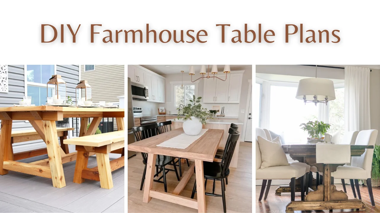 DIY Farmhouse Table Plans