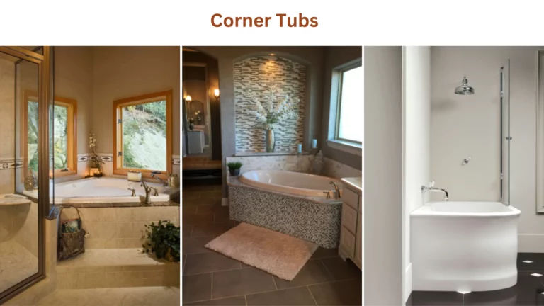 Corner tubs