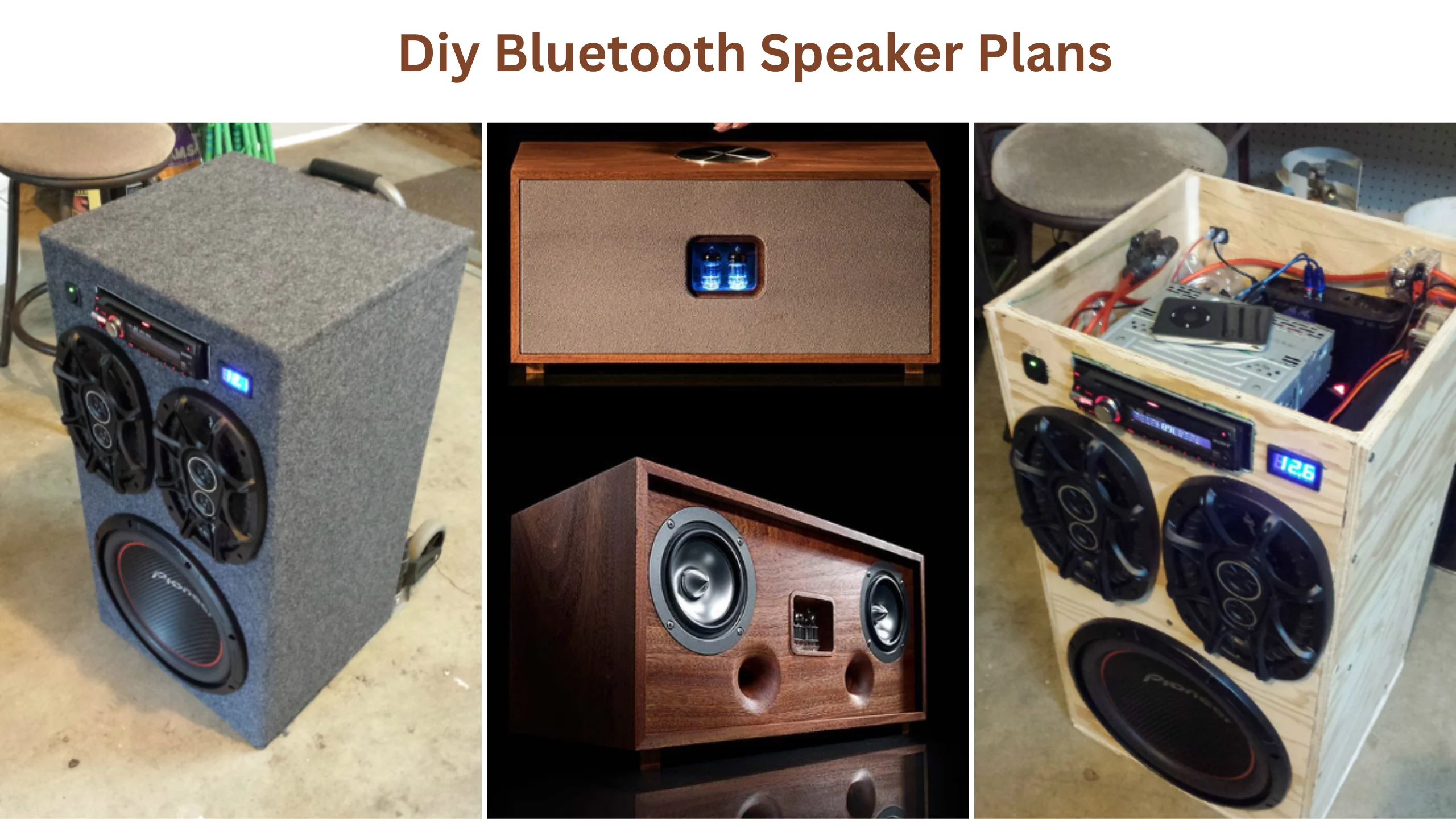 Diy bluetooth speaker plans