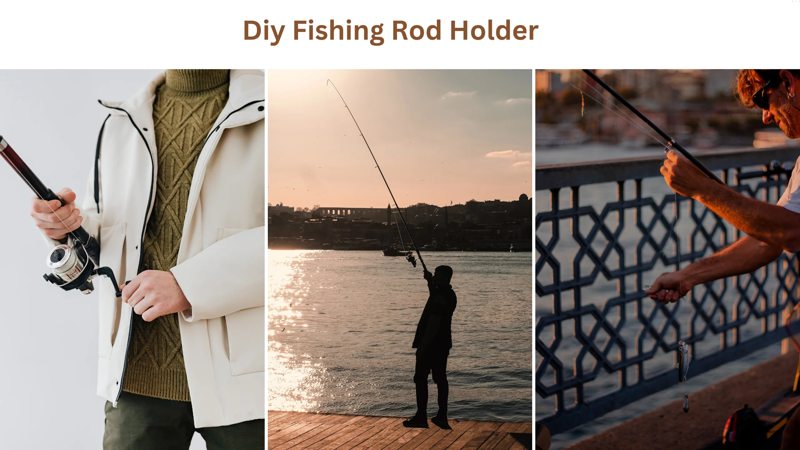 Diy fishing rod holder