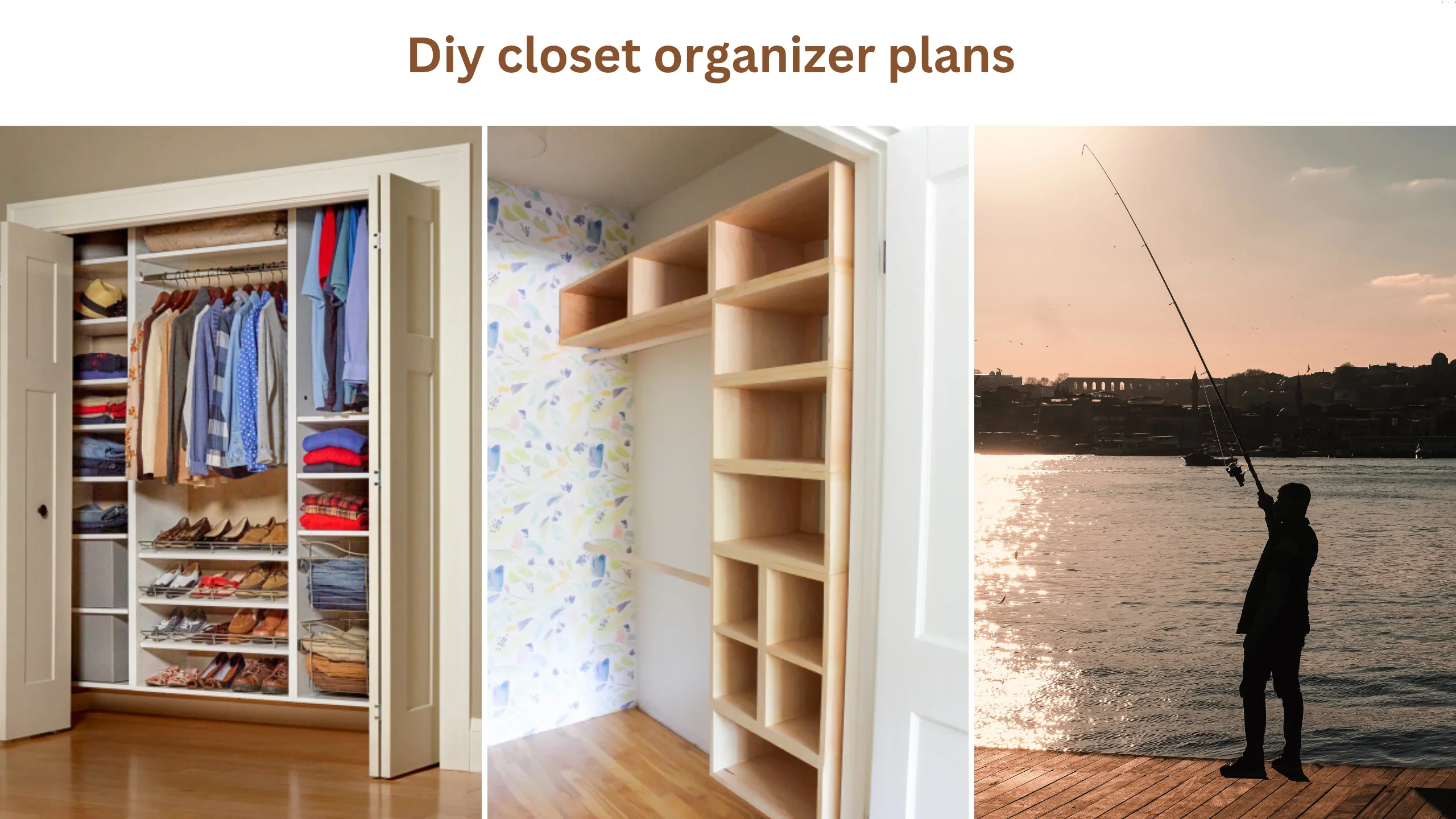 Diy closet organizer plans
