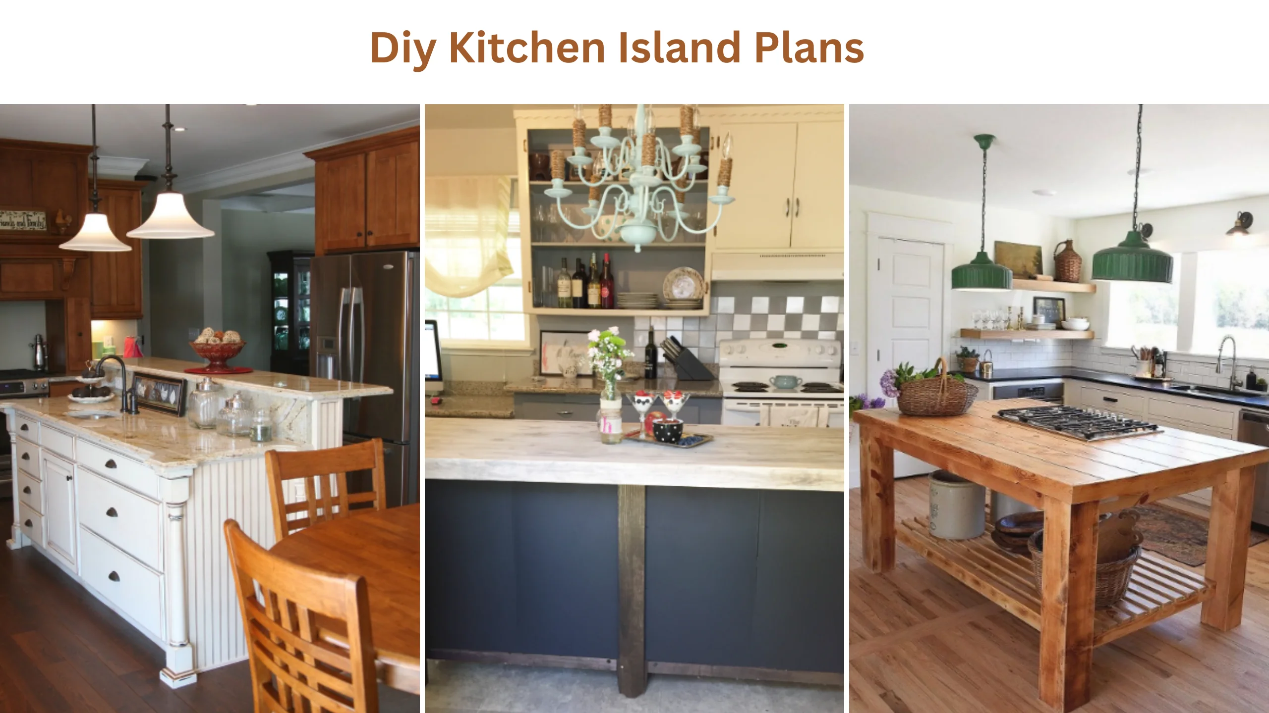 Diy kitchen island plans