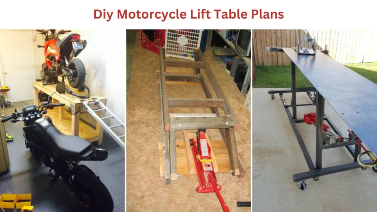 Diy motorcycle lift table plans