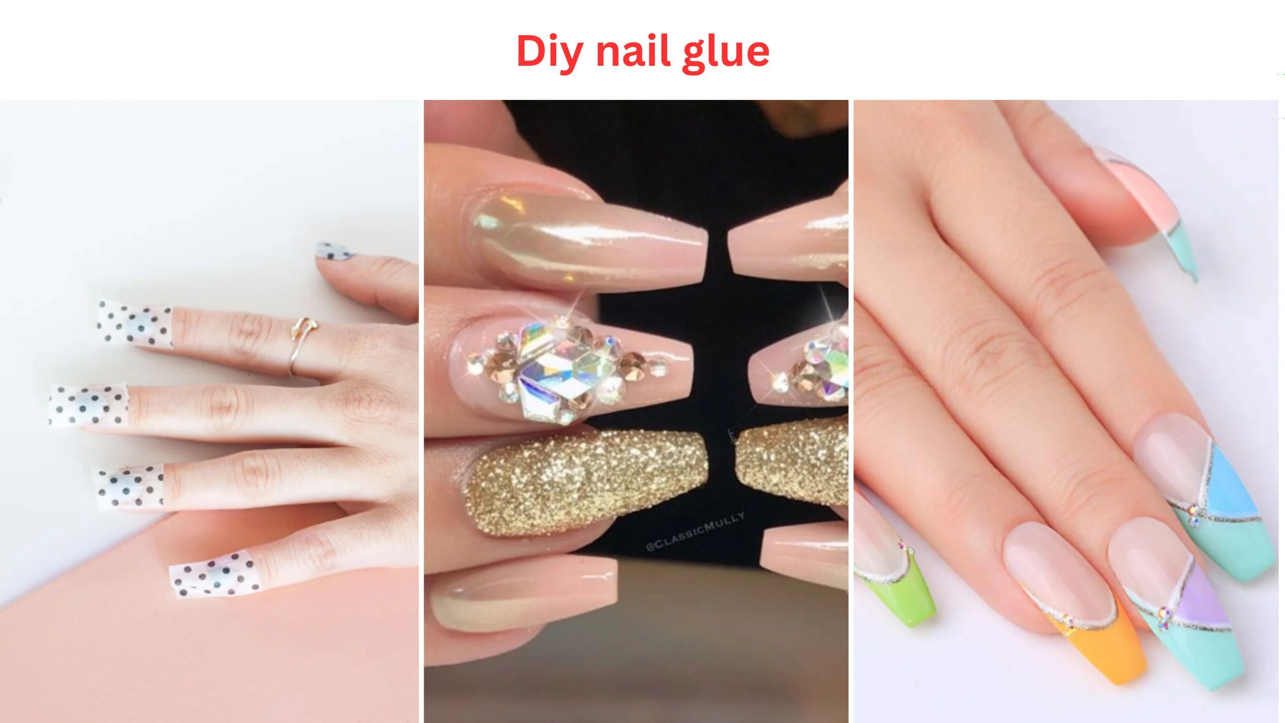 Diy nail glue
