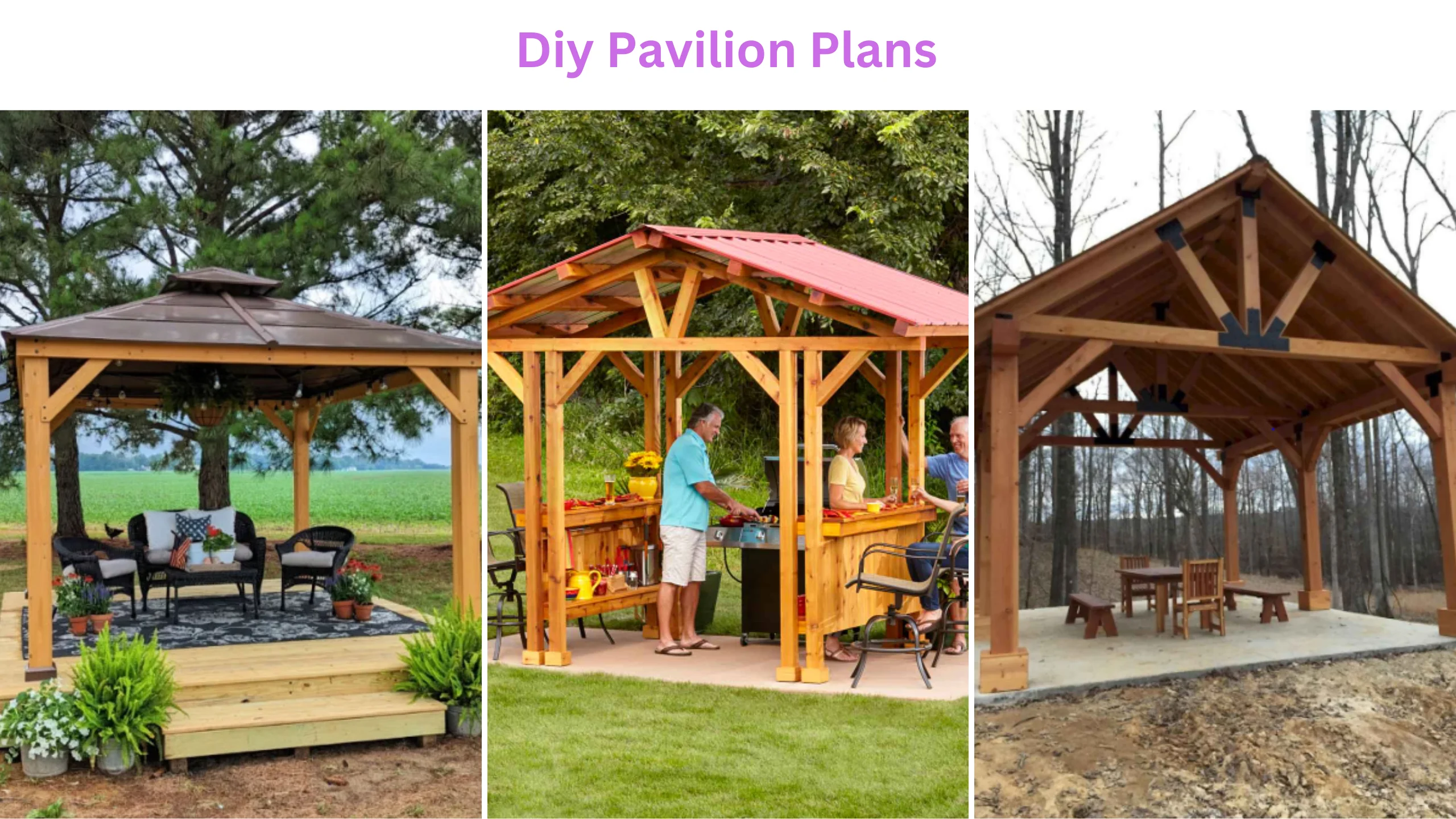 Diy pavilion plans