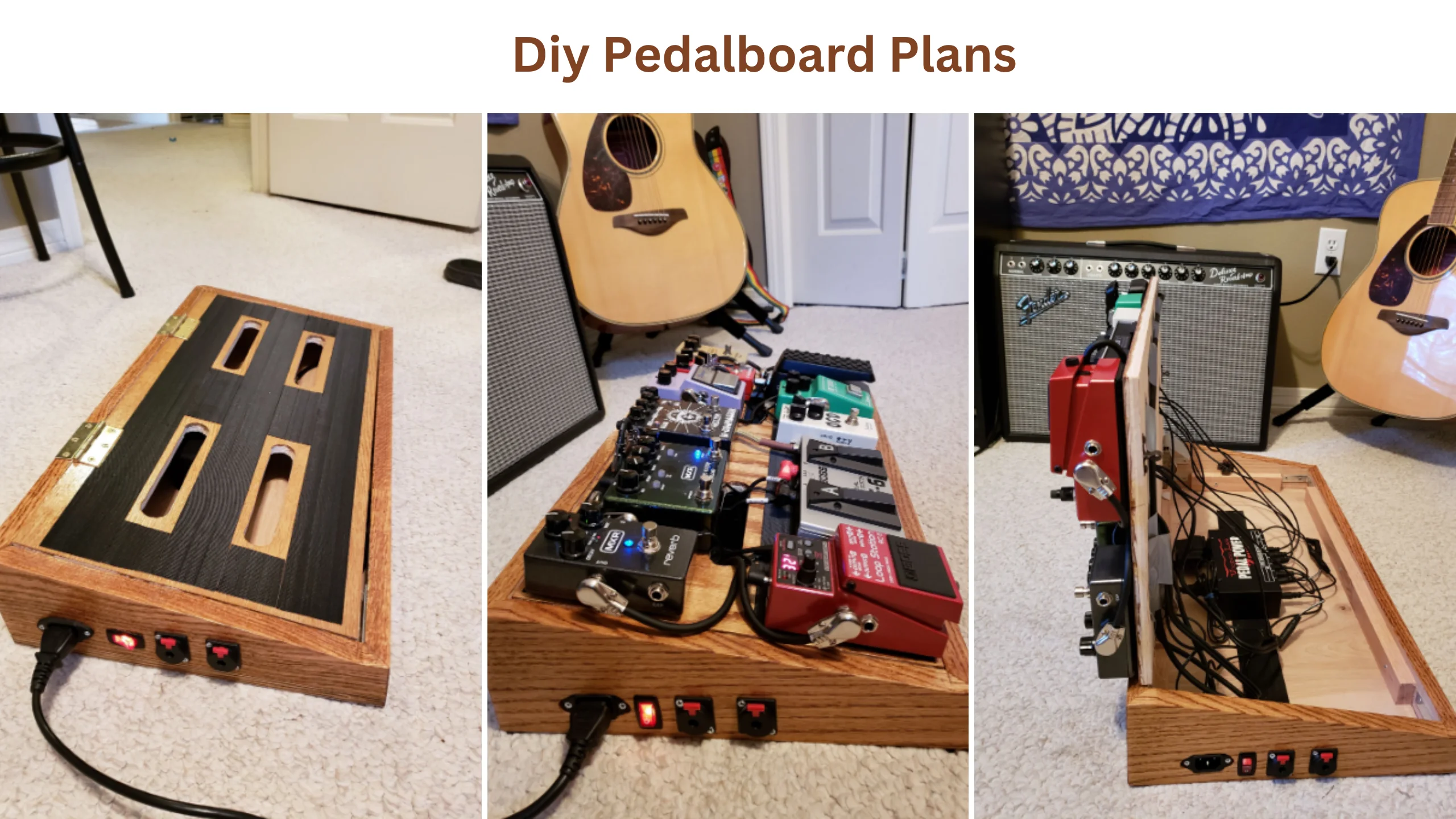 Diy pedalboard plans