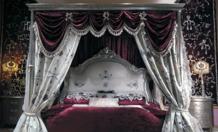 Gothic black bedroom