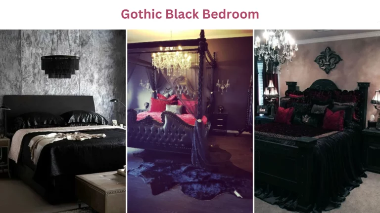 Gothic black bedroom