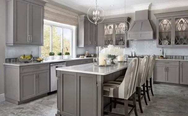 Gray kitchen cabinet ideas