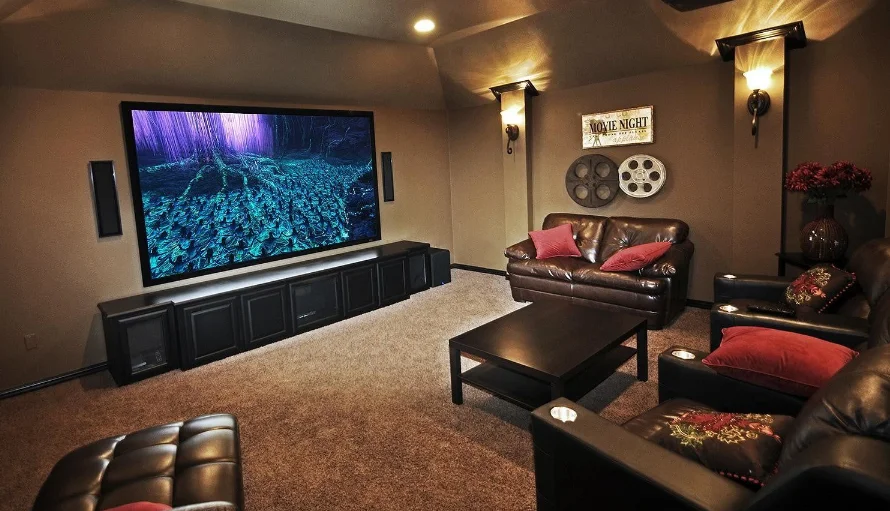 Home movie theater room