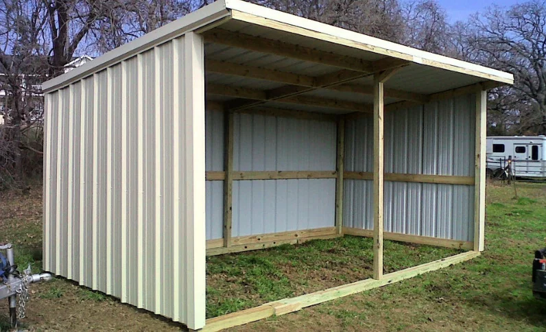 Lean to shed plans