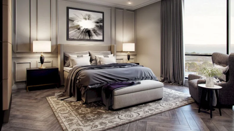 Modern luxury bedroom