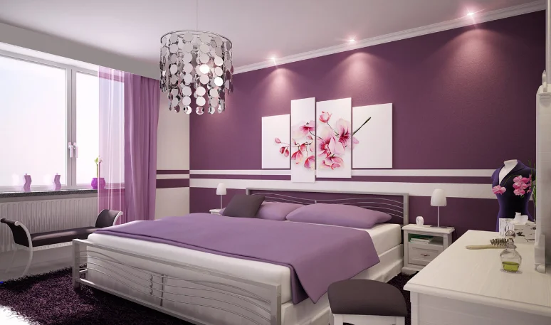 Purple bedroom ideas