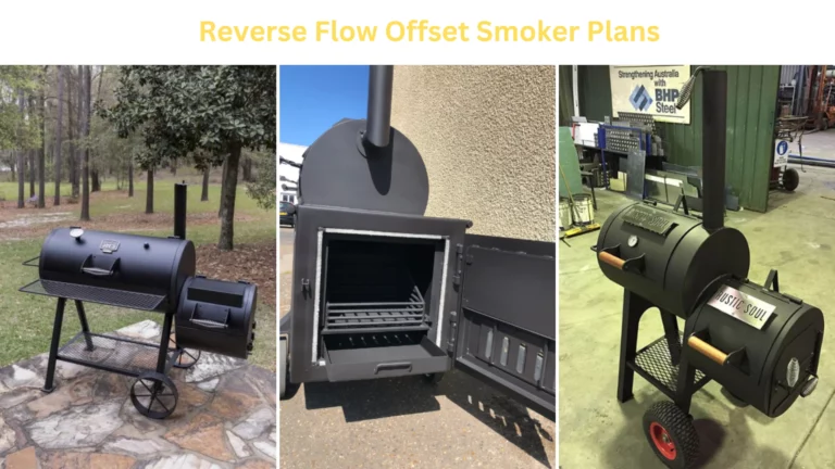 Reverse flow offset smoker plans