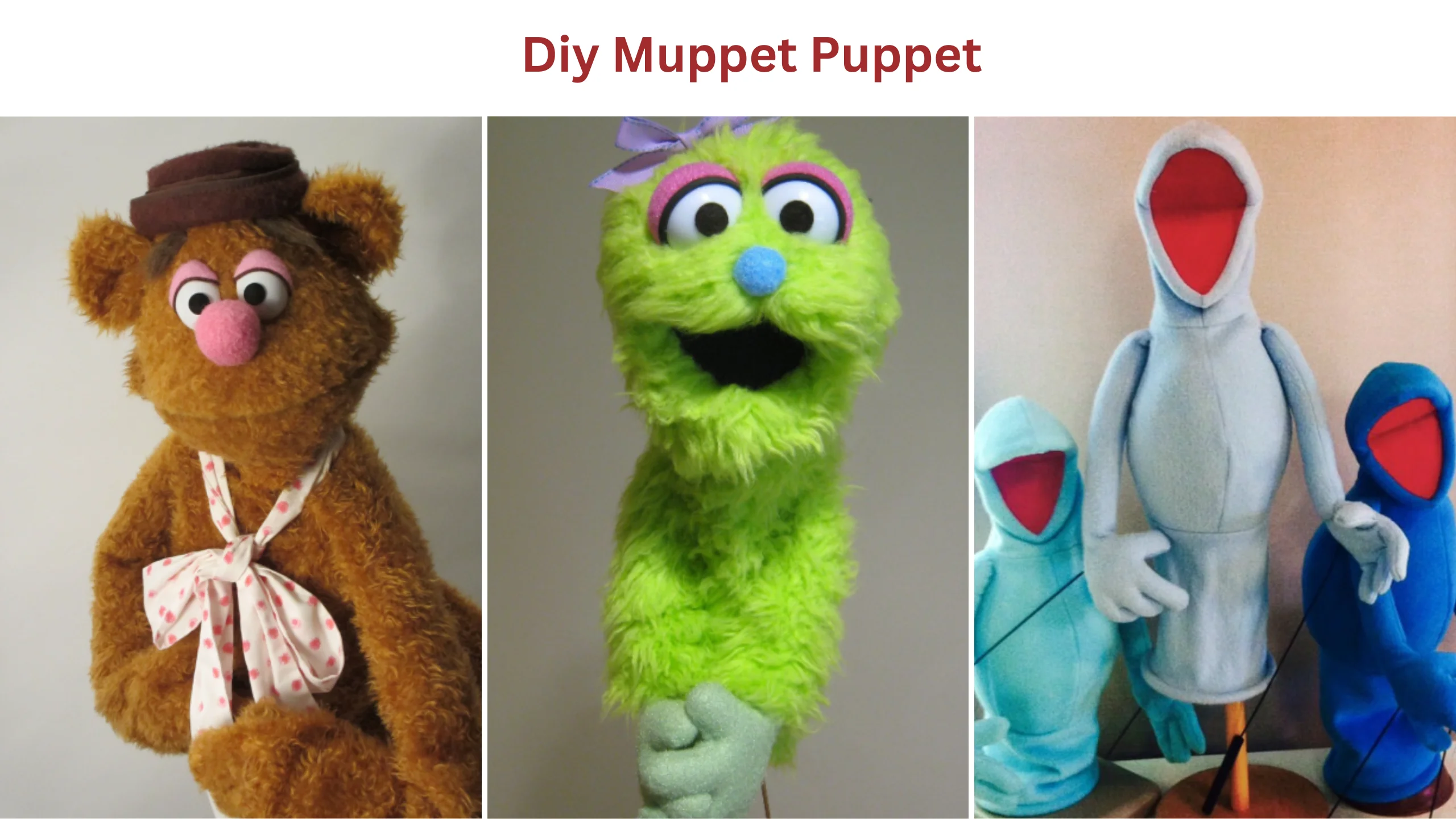 Diy muppet puppet