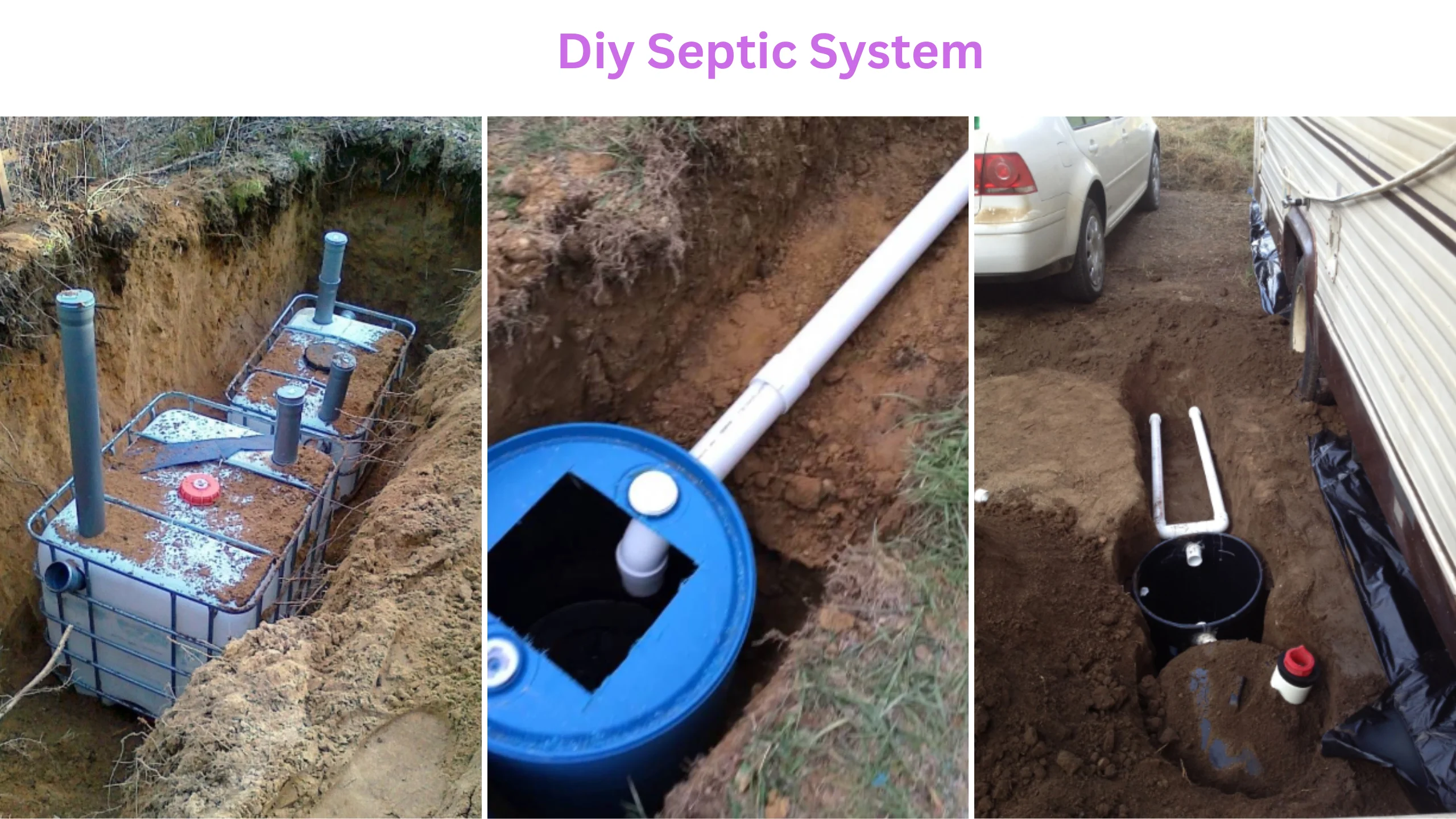 Diy septic system