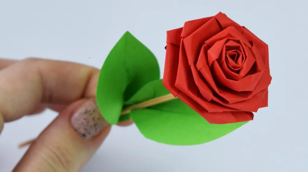 How to make paper rose