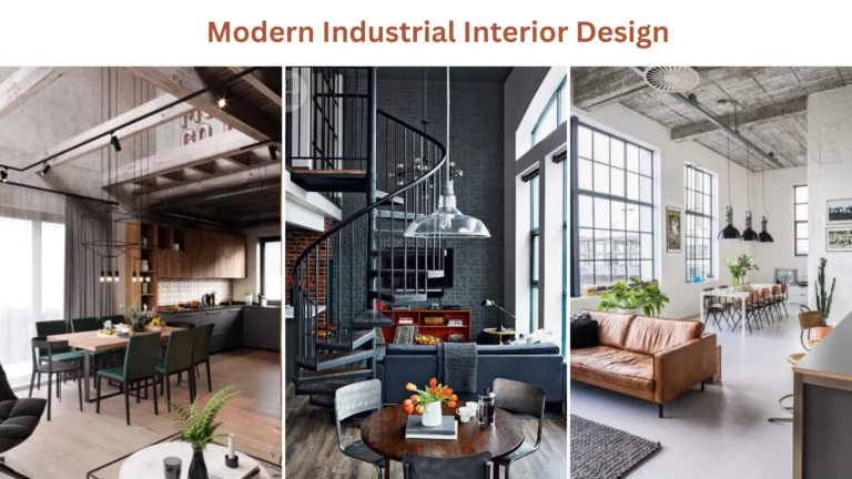 Modern industrial interior design