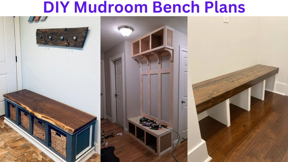 DIY Mudroom Bench Plans